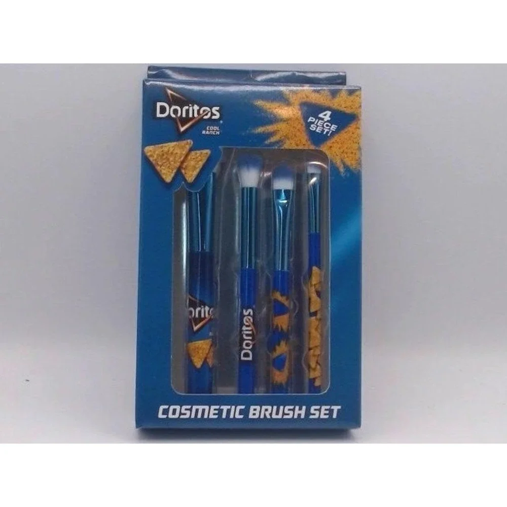 Doritos 4 piece Cosmetic Brush Set, BRAND NEW IN BOX
